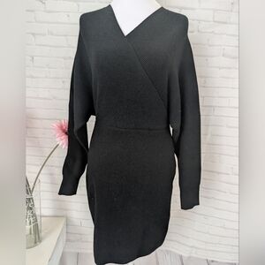 Grecerelle Black Sweater Women's Dress